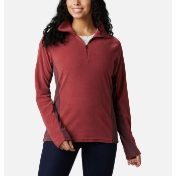 Columbia Sweater Dames, Glacial IV Half Zip Fleece Rood, 13CRWBSMH